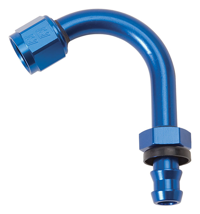 Russell 624260 Twist-Lok Hose End 120 Deg. End; Blue; -06AN; Standard Radius 1 in.; - Truck Part Superstore