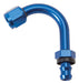 Russell 624260 Twist-Lok Hose End 120 Deg. End; Blue; -06AN; Standard Radius 1 in.; - Truck Part Superstore
