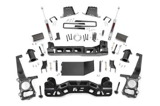 Rough Country 57430 4 Inch Suspension Lift Kit Strut Spacers N3 Shocks 11-14 F-150 4WD Rough Country - Truck Part Superstore