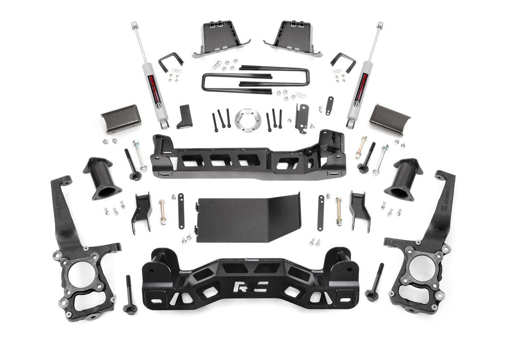 Rough Country 57530 6 Inch Suspension Lift Kit Strut Spacers N3 Shocks 11-14 F-150 4WD Rough Country - Truck Part Superstore