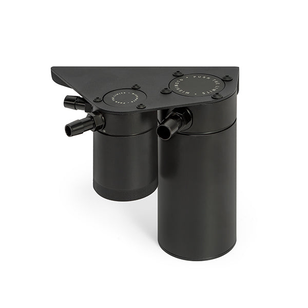 Mishimoto MMBCC-F35T-15SBE Baffled Oil Catch Can, fits Ford F-150 3.5L EcoBoost 2015-2016 - Truck Part Superstore