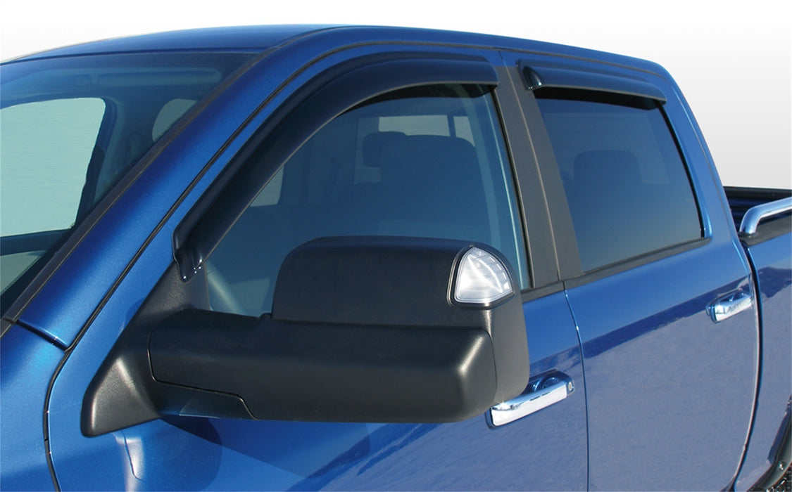 Stampede 6253-2 Tape-Onz™ Sidewind Deflector 4 pc.; Smoke; - Truck Part Superstore