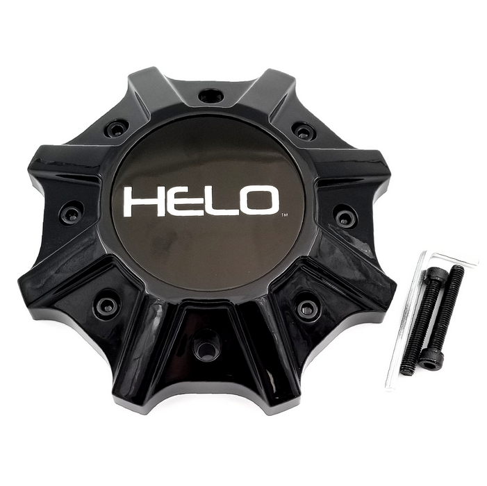 Helo 6256L215-B001 HELO CAP ALL PCD - GLOSS BLACK - Truck Part Superstore