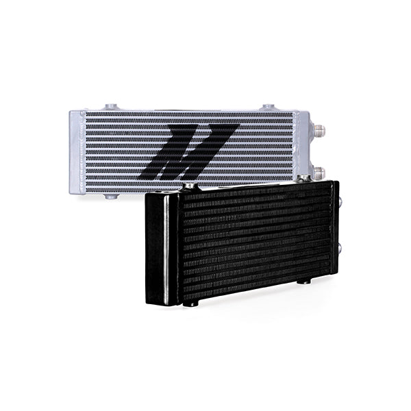 Mishimoto MMOC-DP-MBK Universal Dual Pass Bar and Plate Oil Cooler, Medium - Truck Part Superstore