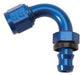 Russell 626040 Twist-Lok Hose End 150 Deg. End; Anodized; -08AN; Tight Radius .75 in.; - Truck Part Superstore