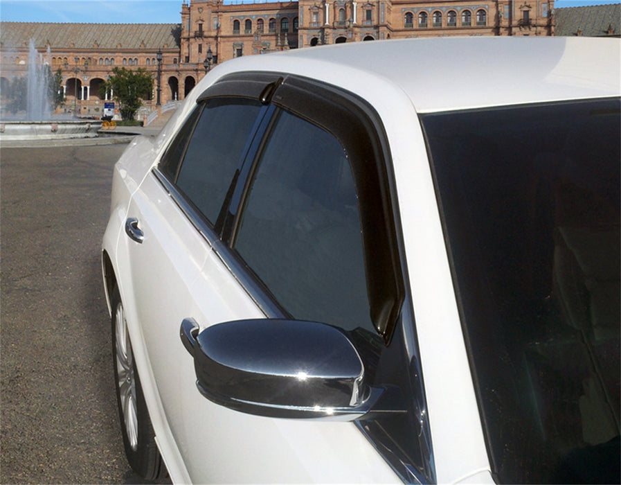 Stampede 6262-2 Tape-Onz™ Sidewind Deflector 4 pc.; Smoke; - Truck Part Superstore