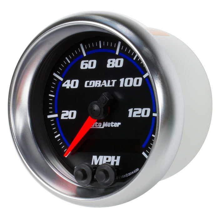 AutoMeter 6280 GAUGE; SPEEDOMETER; 3 3/8in.; 140MPH; GPS; COBALT - Truck Part Superstore