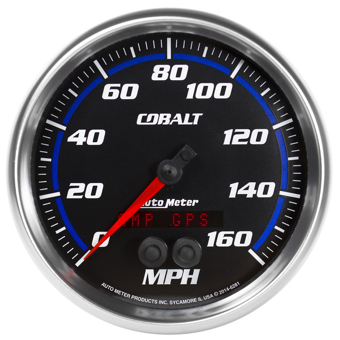 AutoMeter 6281 GAUGE; SPEEDOMETER; 5in.; 160MPH; GPS; COBALT - Truck Part Superstore