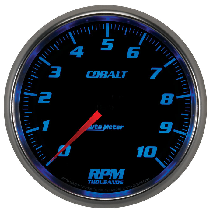 AutoMeter 6298 GAUGE; TACHOMETER; 5in.; 10K RPM; IN-DASH; COBALT - Truck Part Superstore