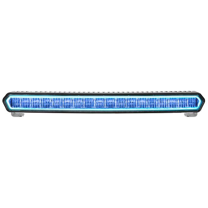 Rigid Industries 63001 20 Inch LED Light Bar Black W/Blue Halo Off Road SR-L Series Rigid Industries - Truck Part Superstore