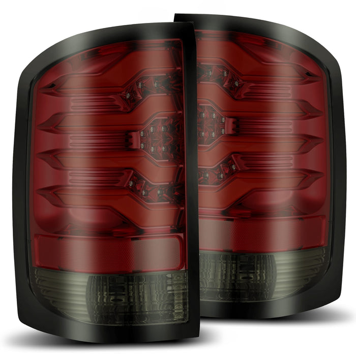 AlphaRex 630020 LED Taillights Red Smoke - Truck Part Superstore