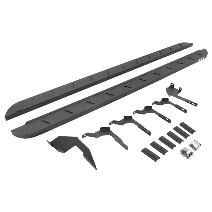 Go Rhino 63036880ST RB10 Slim Line Running Boards with Mounting Brackets Kit - Truck Part Superstore