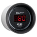 AutoMeter 6310 GAUGE; FUEL LEVEL; 2 1/16in.; 0-280O PROGRAM.; DIGITAL; BLACK DIAL W/RED LED - Truck Part Superstore