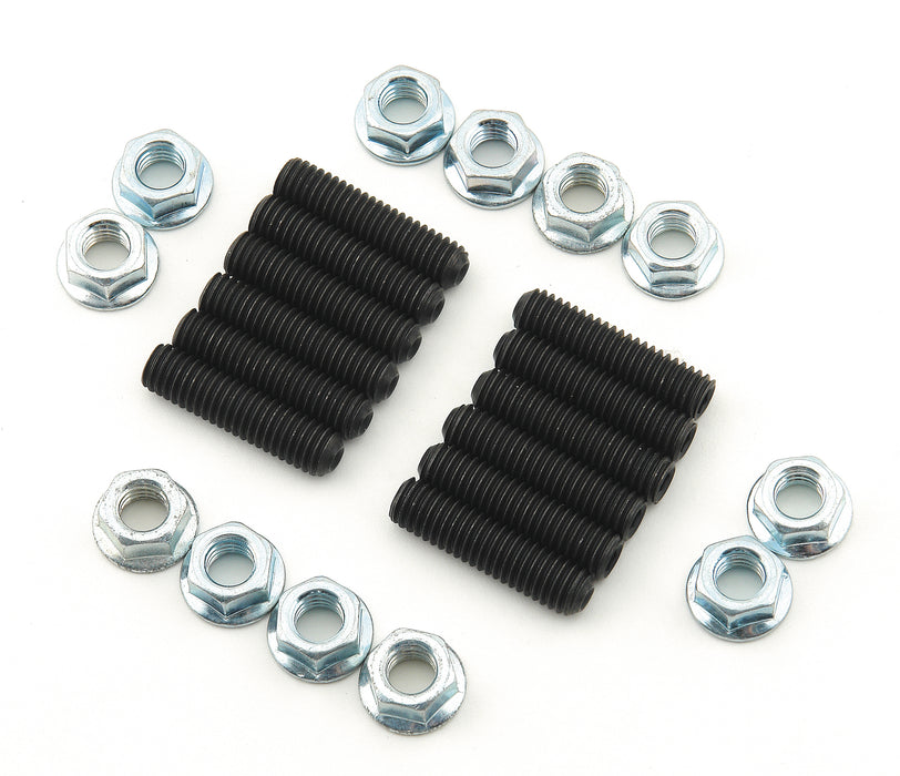 Mr Gasket 6312 Header Stud And Nut Set; 3/8 in.-16 x 1.5 in.; 12 Studs And Nuts; - Truck Part Superstore