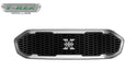 T-Rex Grilles 6315824 Laser X Series Grille; Laser Cut Pattern; Mild Steel; Black; 1 Pc; Replacement; - Truck Part Superstore