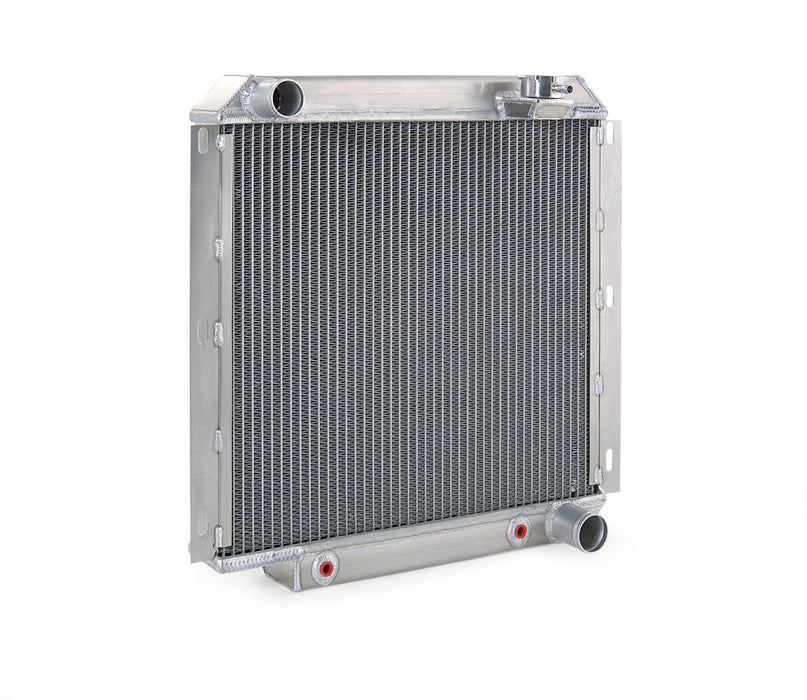 Be Cool 63167 Downflow Radiator Factory-Fit Polished Finish for 60-83 Toyota FJ40/FJ45 w/Auto Trans Be Cool Radiator - Truck Part Superstore