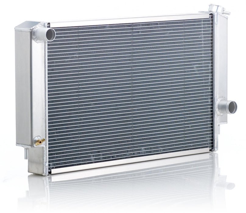 Be Cool 63173 Radiator Factory-Fit Polished Finish for 64-70 Dodge B-Body w/Auto Trans Passenger Water Pump Outlet 33 Inch W Be Cool Radiator - Truck Part Superstore