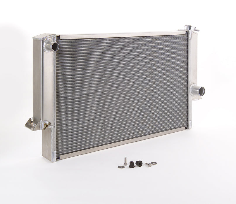 Be Cool 63177 Radiator Factory-Fit Polished Finish for 70-74 Dodge E-Body w/Auto Trans Passenger Water Pump Outlet 33 Inch W Be Cool Radiator - Truck Part Superstore