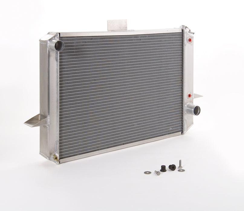 Be Cool 63179 Radiator Factory-Fit Polished Finish for 70-74 Dodge E-Body w/Auto Trans Passenger Water Pump Outlet 29 Inch W Be Cool Radiator - Truck Part Superstore