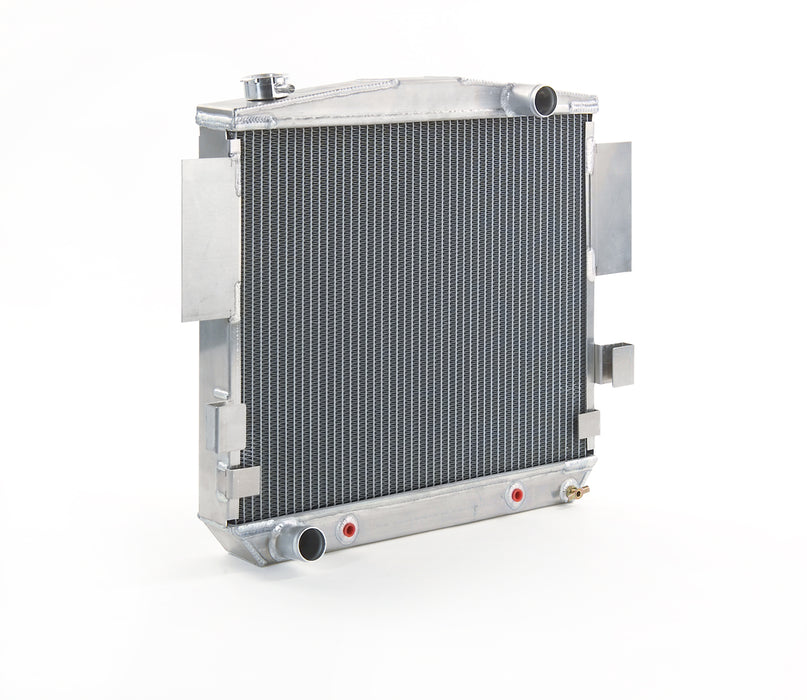 Be Cool 63191 Downflow Radiator Factory-Fit Polished Finish for 74-78 Mustang II w/Auto Trans Be Cool Radiator - Truck Part Superstore