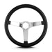 Lokar 63201 Lecarra Vette 3 Steering Wheel; Black; Polished Spokes; 14 in. Standard Grip; - Truck Part Superstore