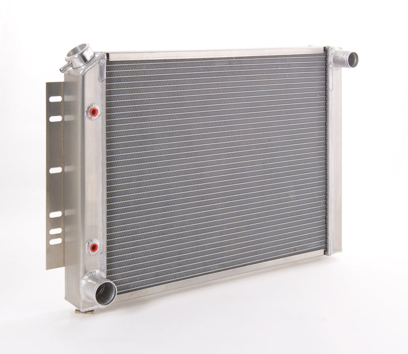 Be Cool 63223 Radiator Factory-Fit Polished Finish for 70-86 Jeep CJ/Scrambler w/Auto Trans Be Cool Radiator - Truck Part Superstore