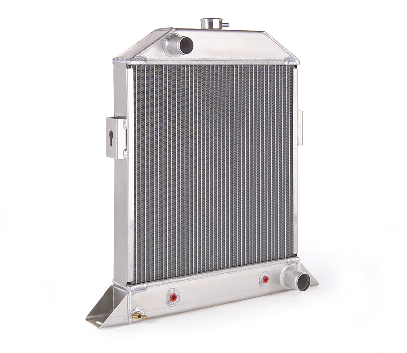 Be Cool 63228 Downflow Radiator Factory-Fit Polished Finish for 33-37 Willys w/Auto Trans Be Cool Radiator - Truck Part Superstore