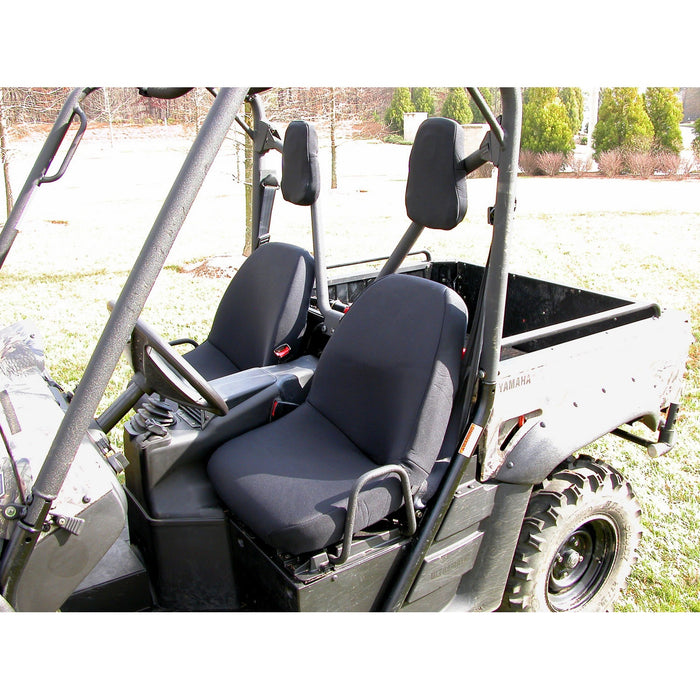 Rugged Ridge 63240.01 Custom Seat Cover; Fabric; Pair; Black; - Truck Part Superstore