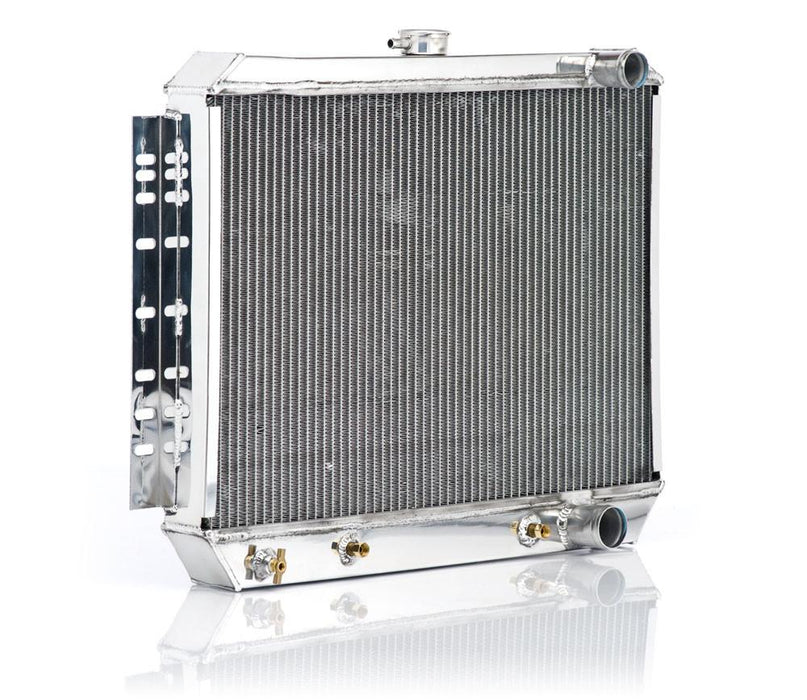 Be Cool 63273 Downflow Radiator Factory-Fit Polished Finish for 64-65 Chevrolet Chevelle/El Camino/Malibu w/Auto Trans Passenger Upper/Passenger Lower Be Cool Radiator - Truck Part Superstore