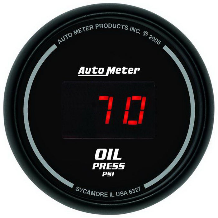 AutoMeter 6300 GAUGE KIT; 5 PC.; 3 3/8in./2 1/16in.; ELEC SPEEDO; DIGITAL; BLACK DIAL W/RED LED - Truck Part Superstore