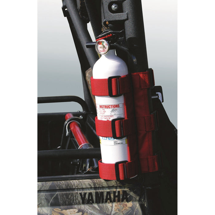 Rugged Ridge 63305.20 Fire Extinguisher Holder; For All UTVs w/ 1in.-1.5 in. Roll Bars; Single; Red; - Truck Part Superstore