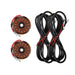 KC HiLiTES 6332 KC Two-Light Add-On Cyclone V2 Kit - Amber - 2.5 Meters Long - Truck Part Superstore