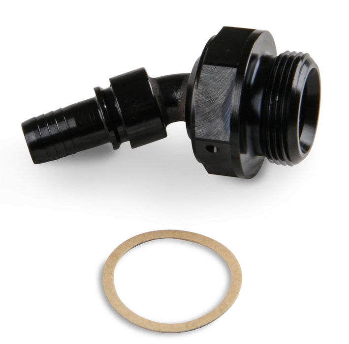 Earl's Performance 633369ERL Earls UltraPro Hose End; Size: 6AN; 30 Degree; Anodized Black; Aluminum; - Truck Part Superstore