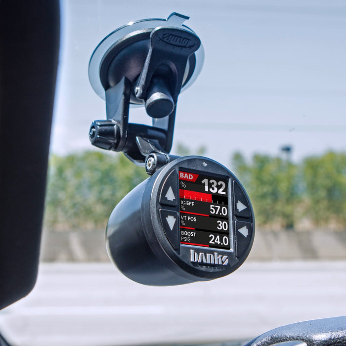 Banks Power 63341 Single Gauge Pod Kit; 52mm (up to 33mm deep); Sticky Base - Truck Part Superstore