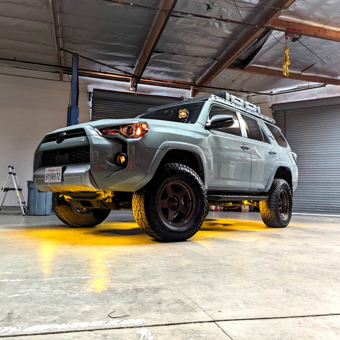 KC HiLiTES 6334 KC Two-Light Add-On Cyclone V2 Kit - Amber - 3.5 Meters Long - Truck Part Superstore