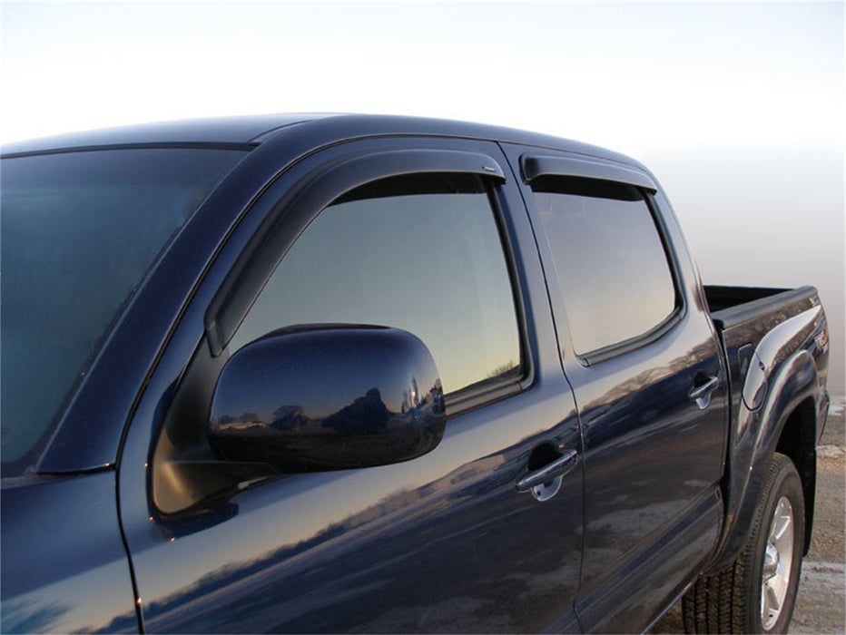 Stampede 6337-2 Tape-Onz™ Sidewind Deflector 4 pc.; Smoke; - Truck Part Superstore