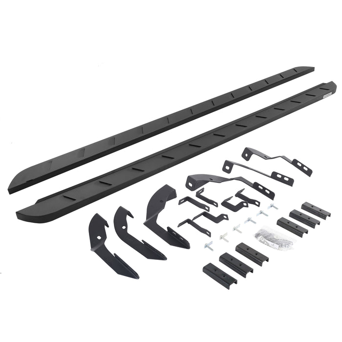 Go Rhino 63404280SPC RB10 Slim Line Running Boards with Mounting Brackets Kit - Truck Part Superstore