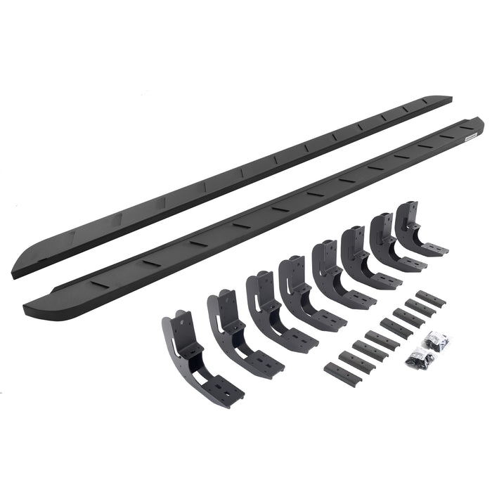 Go Rhino 63404880SPC RB10 Slim Line Running Boards with Mounting Brackets Kit - Truck Part Superstore