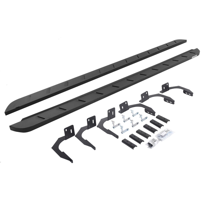 Go Rhino 63409980SPC RB10 Slim Line Running Boards with Mounting Brackets Kit - Truck Part Superstore