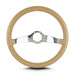 Lokar 63409 Lecarra Two Smooth Steering Wheel; Tan; Polished Spokes; 14 in. Standard Grip; - Truck Part Superstore
