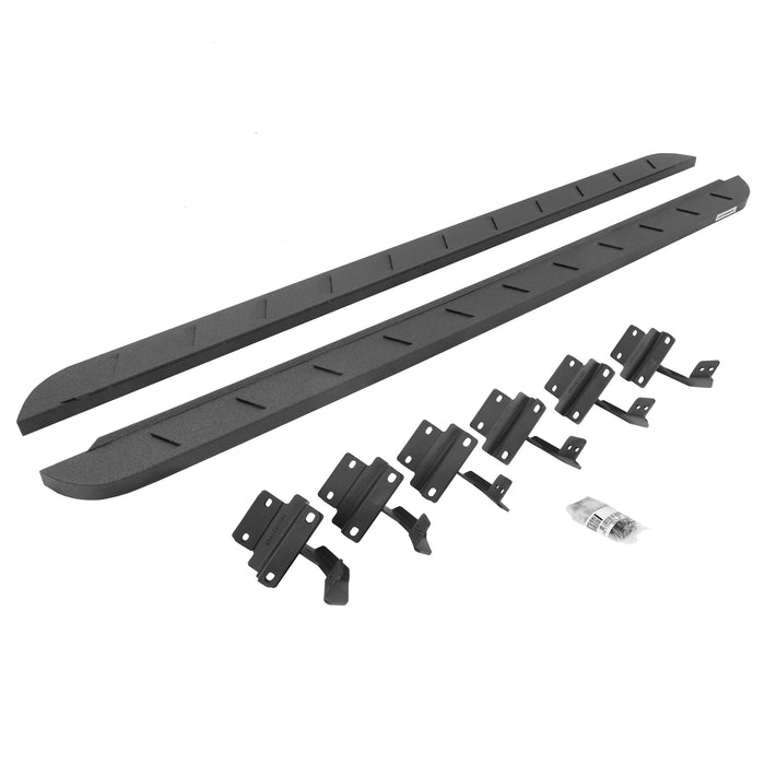 Go Rhino 63415587ST RB10 Slim Line Running Boards with Mounting Brackets Kit - Truck Part Superstore