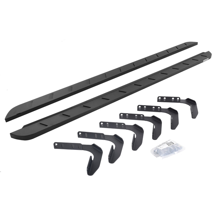 Go Rhino 63417680SPC RB10 Slim Line Running Boards with Mounting Brackets Kit - Truck Part Superstore