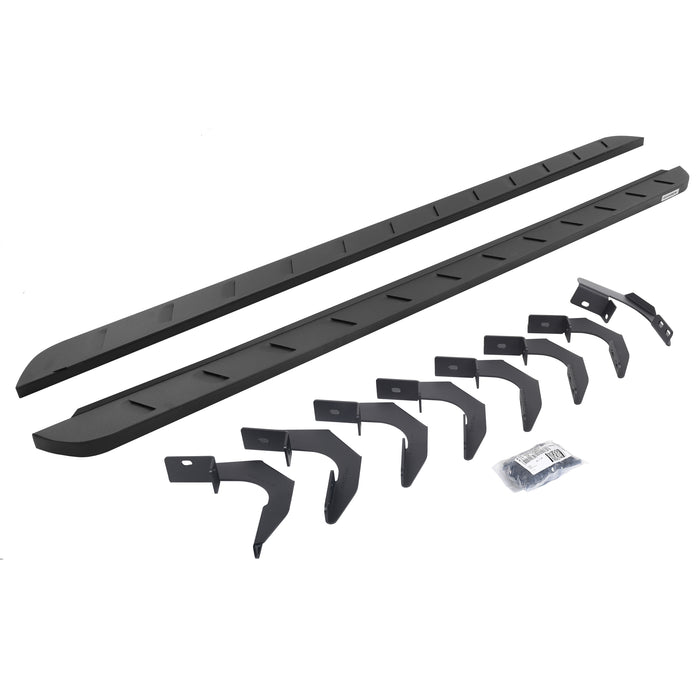 Go Rhino 63423580SPC RB10 Slim Line Running Boards with Mounting Brackets Kit - Truck Part Superstore