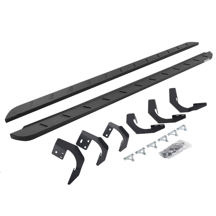 Go Rhino 63429980SPC RB10 Slim Line Running Boards with Mounting Brackets Kit - Truck Part Superstore