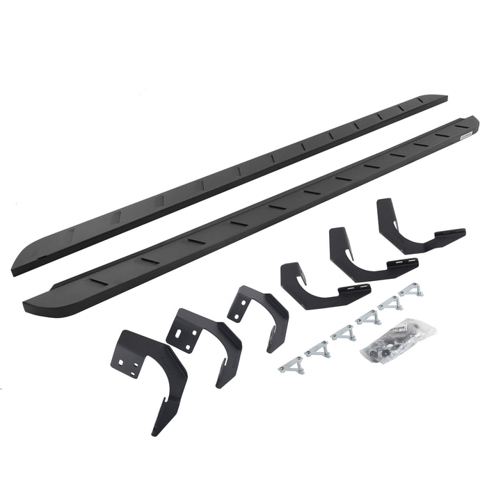 Go Rhino 63430680SPC RB10 Slim Line Running Boards with Mounting Brackets Kit - Truck Part Superstore
