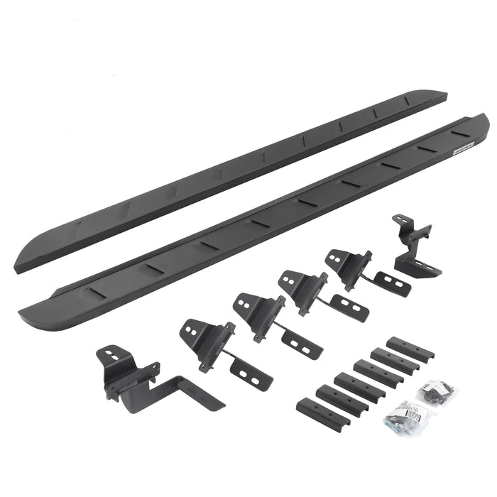 Go Rhino 63450568SPC RB10 Slim Line Running Boards with Mounting Brackets Kit - Truck Part Superstore