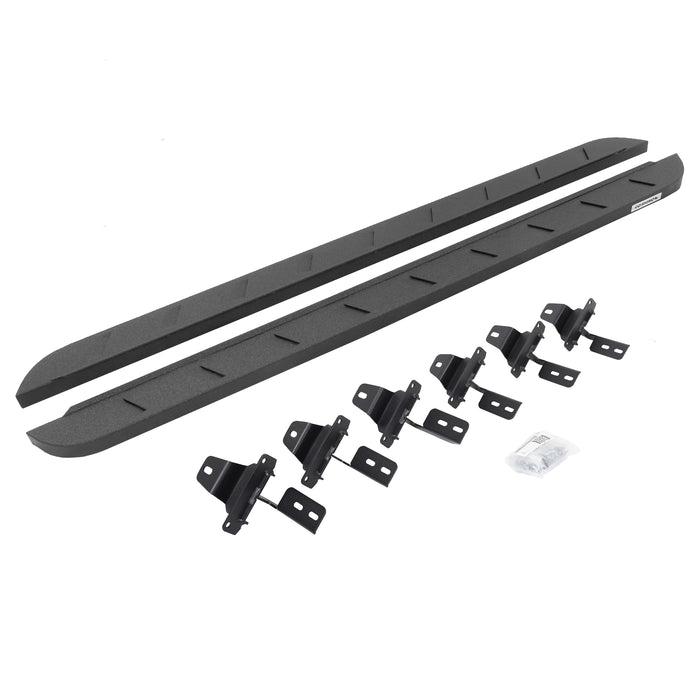 Go Rhino 63450673ST RB10 Slim Line Running Boards with Mounting Brackets Kit - Truck Part Superstore