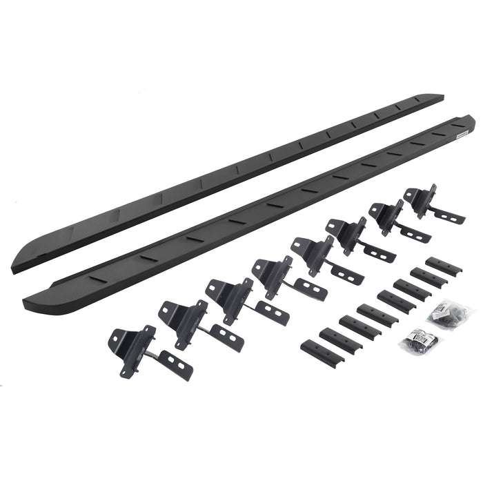 Go Rhino 63451687SPC RB10 Slim Line Running Boards with Mounting Brackets Kit - Truck Part Superstore