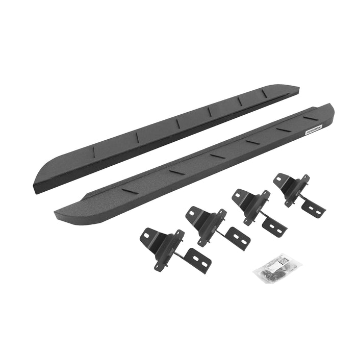 Go Rhino 63492748ST RB10 Slim Line Running Boards with Mounting Brackets Kit - Truck Part Superstore