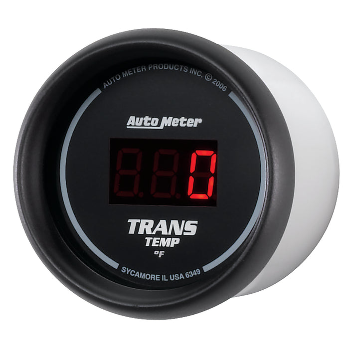 AutoMeter 6349 GAUGE; TRANS TEMP; 2 1/16in.; 340deg.F; DIGITAL; BLACK DIAL W/RED LED - Truck Part Superstore